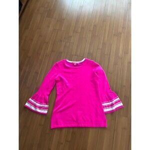 LILLY PULITZER CALLEE SWEATER in BRIGHT PINK, Size S